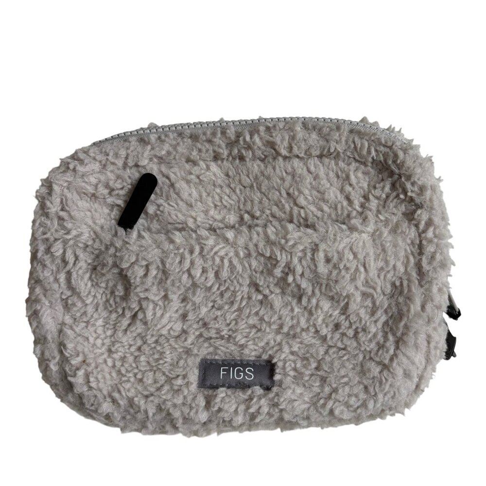 Figs High Pile Fleece Belt Bag (Beige)